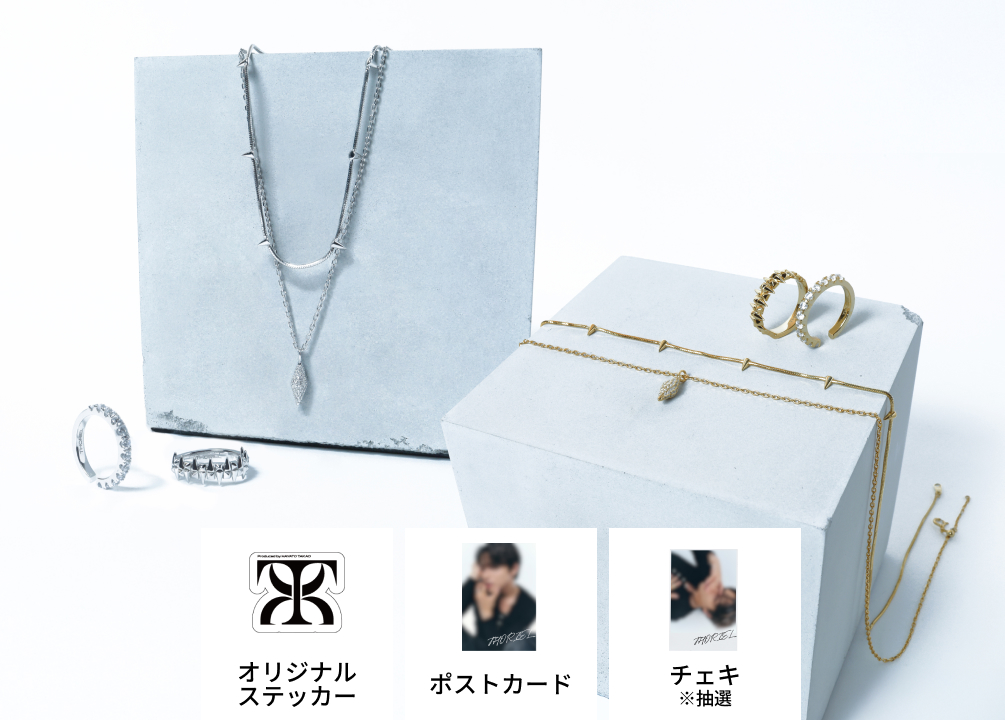 THORIEL NECKLACE＆EARCUFF SET