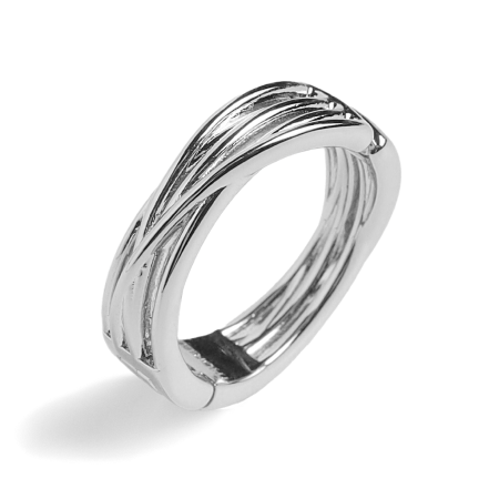 2WAY METAL MULTIRING Silver